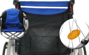 自走式車椅子ハピネスプレミアム CA-32SU 便利・安心の4点機能