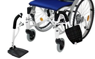 自走式車椅子コンフォート CAH-50SU 脚部スイングアウト機能