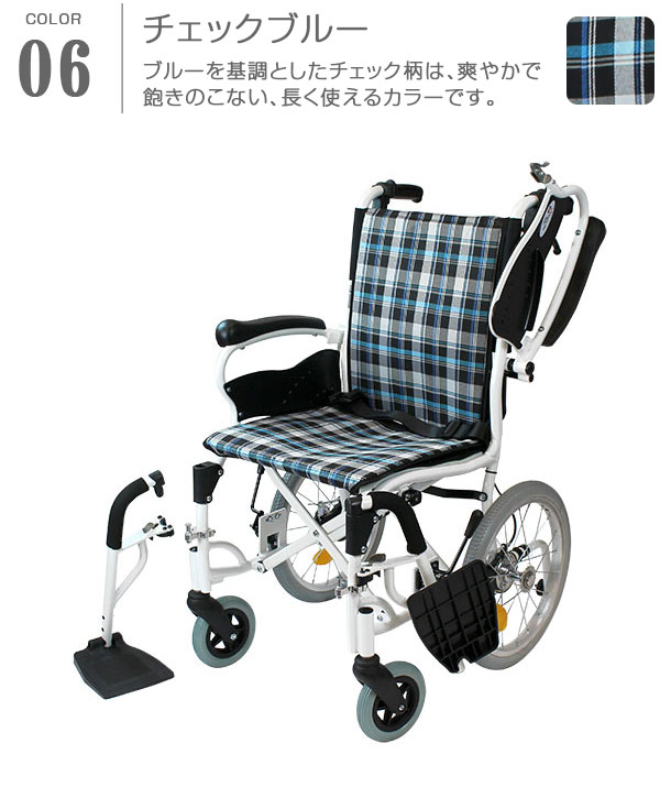 チェックブルー